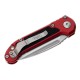 Нож Microtech L.U.D.T. S/E Gen III,  stonewash клинок, красная рукоять
