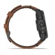 Смарт-часы Garmin epix Gen 2 Sapphire черные титановые с каштановым кожаным ремешком