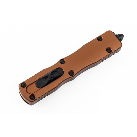 Нож Microtech Dirac D/E OTF, черный клинок,  рукоять tan
