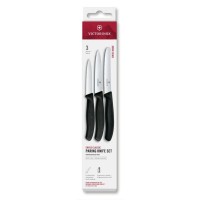 Набір ножів для чищення овочів Victorinox Swiss Classic 3 ножа чорн 6.7113.34