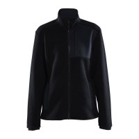 ADV EXPLORE PILE FLEECE JACKET W ECRU-BLACK M