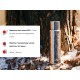 Термос титановий з чохлом Naturehike CNK230CF012 600 ml