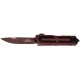 Нож Microtech Scarab II Gen III Weathered Crimson Standard ц:red