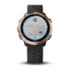 Смарт-часы Garmin Forerunner 645 Music розово-золотистые с черным ремешком