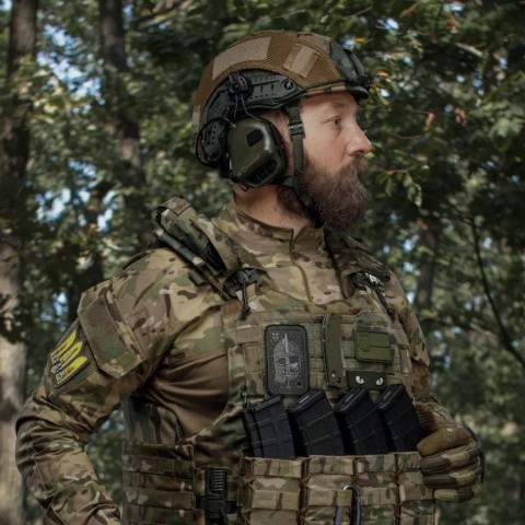 Маскувальний кавер на шолом Ukrarmor (універсальний) Мультикам