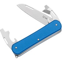 Нож многофункционал. Fox Vulpis Aluminium, 3 инструмента ц:blue