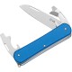 Нож многофункционал. Fox Vulpis Aluminium, 3 инструмента ц:blue
