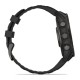 Спортивний годинник Garmin Fenix 8 Amoled 47мм Sapphire Carbon Gray Titanium з сірим силіконовим ремінцем 010-02904-21