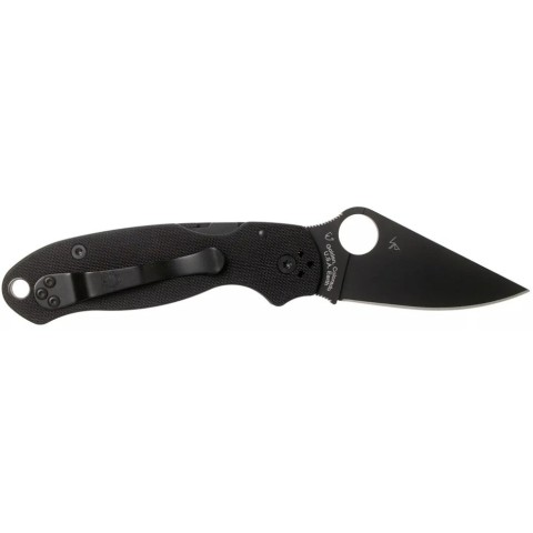 Ніж Spyderco Para 3 Black Blade, CPM S45VN, G-10 black