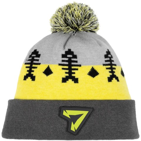 Шапка Select Skeleton 58 gray/yellow