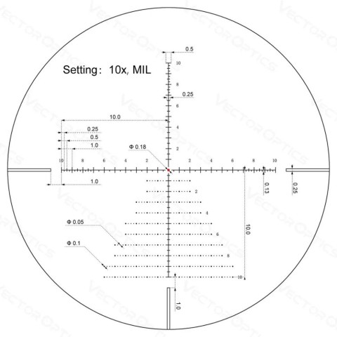 Приціл оптичний Vector Optics Veyron Plus 10x30 Zero