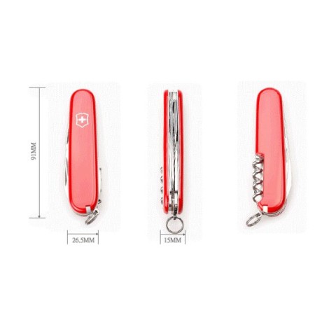 Ніж Victorinox Spartan 91мм,12функ,черв