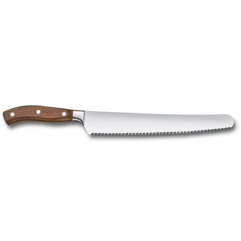 Кухонний ніж Victorinox Grand Maitre Wood Bread лезо 26см хвил. для хліба з дерев. ручкою у подар.упак.