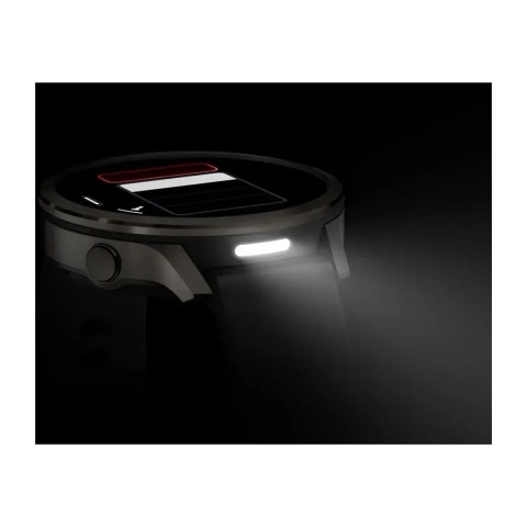 Смарт-годинник Garmin Venu 4 (41 мм) сланцевий з чорним силіконовим ремінцем