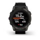 Смарт-часы Garmin epix Pro Gen 2 Sapphire Edition (47мм) карбоново-серые титановые DLC с черным кожаным ремешком