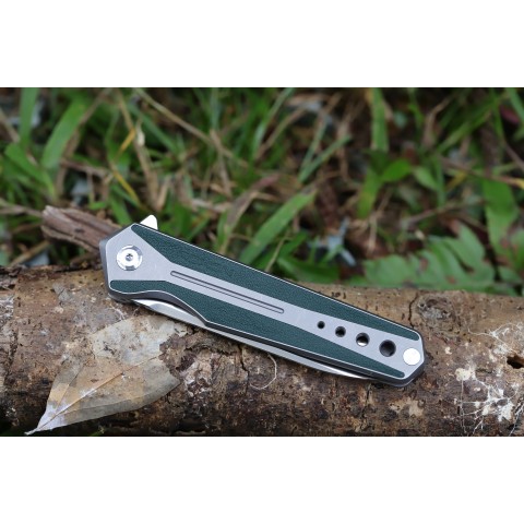 Ніж складаний Roxon K1 лезо D2, зелений