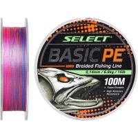 Шнур Select Basic PE 150m (різнокольоровий) 0.04mm 5lb/2.5kg