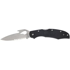 Нож Spyderco Byrd Cara Cara 2 Emerson, 8Cr13MoV, FRN, полусеррейтор ц:black