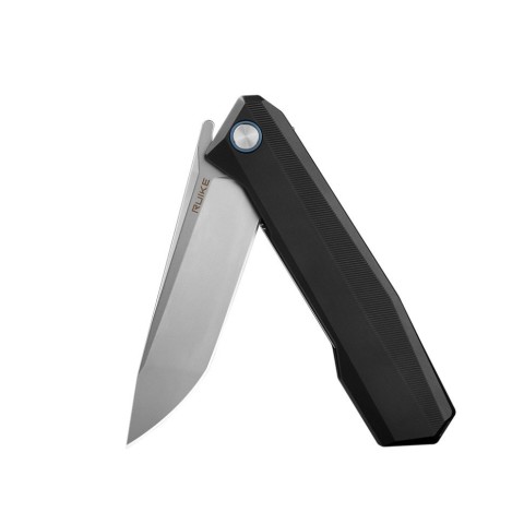 Ніж складаний туристичний Ruike P166-AB, (9.2 см) 14C28N / Aluminum чорний
