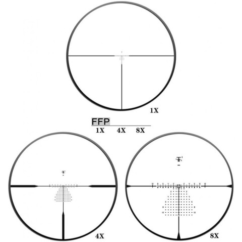 Оптичний приціл Discovery Optics ED-AR 1-8x24 IR FFP (34 мм, підсвічування)