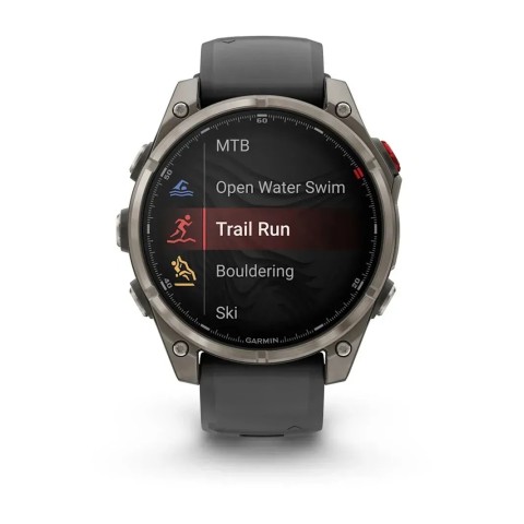 Смарт-годинник Garmin fenix 8 Pro AMOLED (47 мм) Sapphire титан графітовий/чорний
