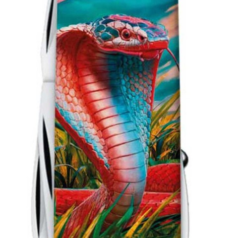 Ніж Victorinox Huntsman Zodiac 91мм,15функ ,Барвиста кобра
