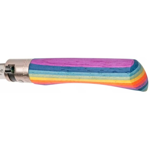Ніж Old Bear Rainbow S, 420 steel, wood handle,, rainbow