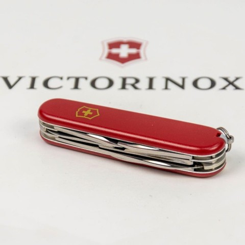 Ніж Victorinox Climber Mat 91мм,14функ,черв мат,жовт.лого