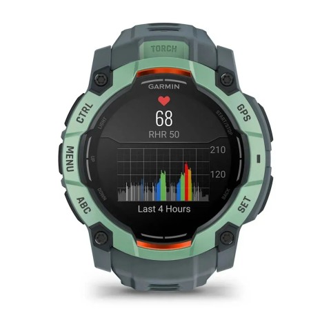 Смарт-годинник Garmin Instinct 3 (50 мм) AMOLED неотропік/сутінковий
