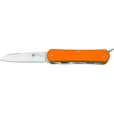 Нож многофункционал. Fox Vulpis Aluminium, 5 инструментов ц:orange