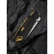 Ніж складаний тактичний Civivi Buster FG, (10.7 см) Nitro-V / G10 чорно-золотий