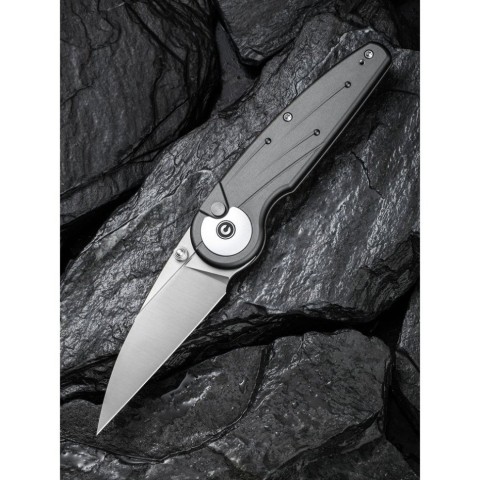 Ніж складаний туристичний Civivi Starflare, (8.4 см) Nitro-V / Aluminum сірий