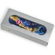Складаний ніж Victorinox HUNTSMAN DESIGN Золотисто-блакитний кристал