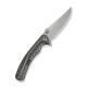 Ніж складаний туристичний Weknife Dracarys, (9.1 см) Böhler M390 / титан 6AL4V сірий