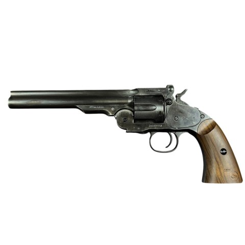 Револьвер пневм. Borner Schofield Worn cal. 4.5 mm/Pellets+BBs