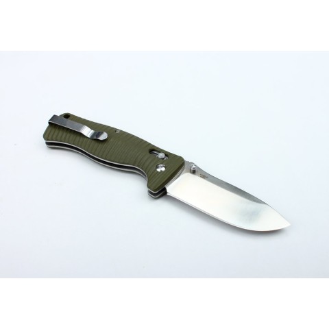 Ніж складаний туристичний Ganzo G720 (9 см) 440C / G10 зелений