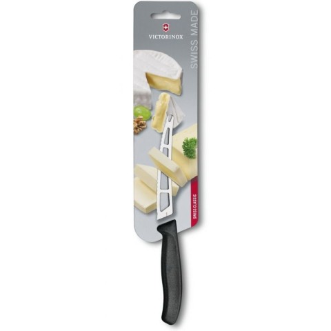 Кухонний ніж Victorinox SwissClassic Butter&Cheese лезо 13см хвил. з чорн. ручкою (блістер)