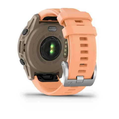 Смарт-часы Garmin Descent G2 цвета палома с ремешком цвета розовая ракушка