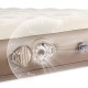 Матрац туристичний надувний одномісний  Naturehike CNK2300DZ013, 185x55x3.5 см, світло-сірий, овальний