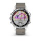 Смарт-годинник Garmin fenix 5S Plus Sapphire білий з сірим замшевим ремінцем