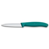 Ніж для овочів Victorinox Swiss Classic 8см хвил зел 6.7634.C1