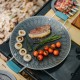 Сковорода з нержавіючої сталі з силіконовими ручками Naturehike CNK2550CF011, 34 х 34 см
