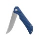 Ніж складаний туристичний Ruike P122-ME, (9.2 см) 14C28N / мікарта синій