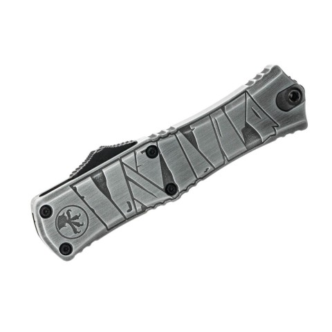 Ніж Microtech Hera II Mini D/E OTF, Signature Brushed Metal Mummy