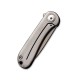 Ніж складаний кишеньковий Civivi Mini Elementum Flipper, (4.7 см) 14C28N / Copper коричневий