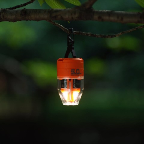 Насос-ліхтар кемпінговий Flextail Max Pump 3, помаранчевий