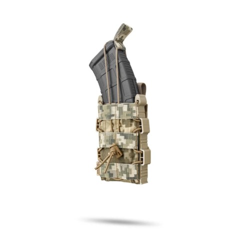 Підсумок Ukrarmor одинарний(пластиковий) для магазину АК/AR Піксель