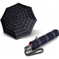 Парасоля Knirps T.200 Check Navy Авто/Складана/8спиць /D99x28см