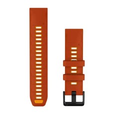 Ремінці для годинника Garmin QuickFit 22 силіконові осінній/яскраво-помаранчевий