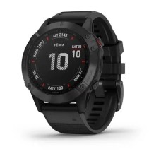 Смарт-годинник Garmin fenix 6 Pro чорний з чорним ремінцем